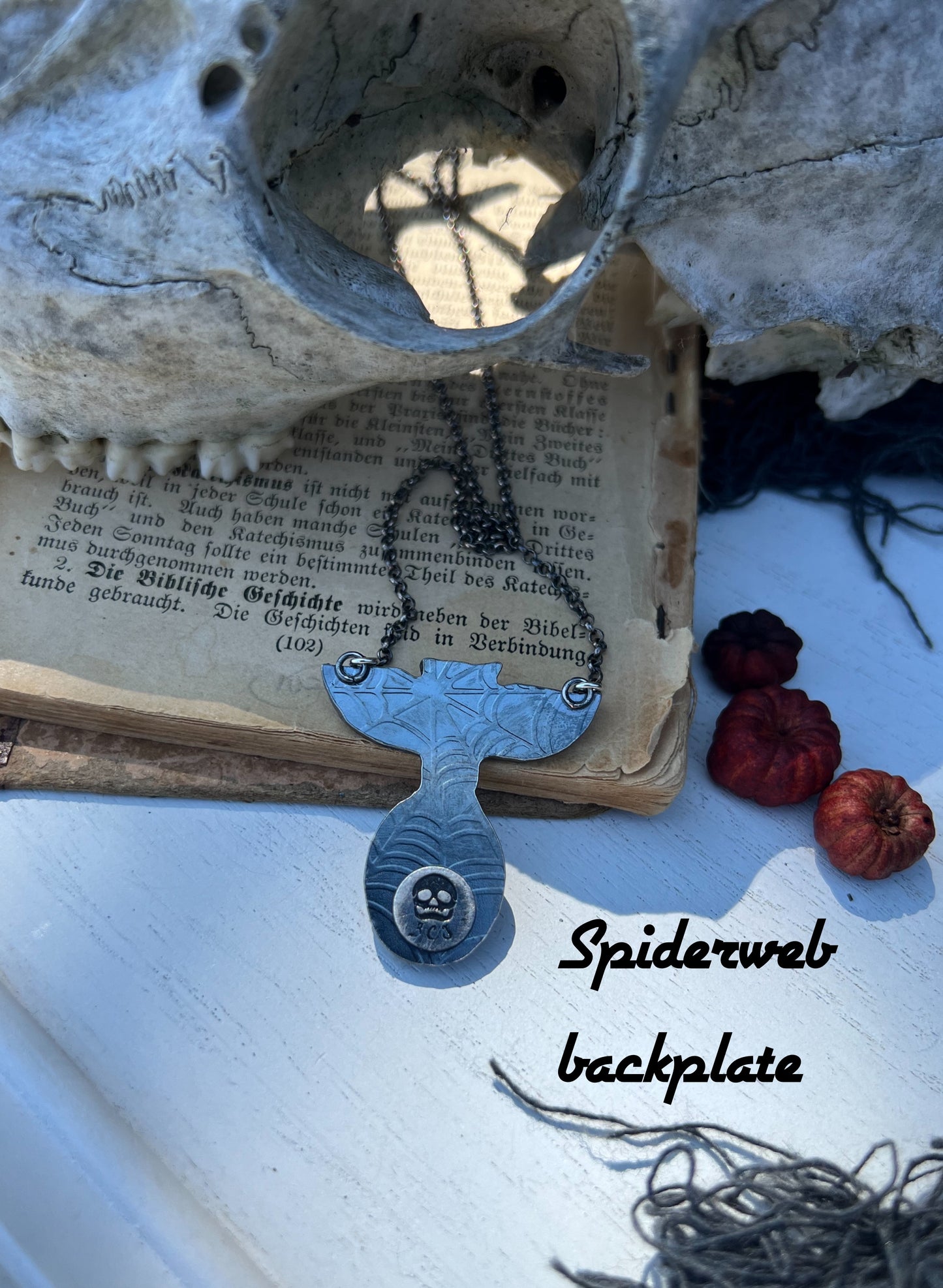 Glaukopis~Hand crafted Sterling owl with Olive vesuvianites statement pendant necklace~
