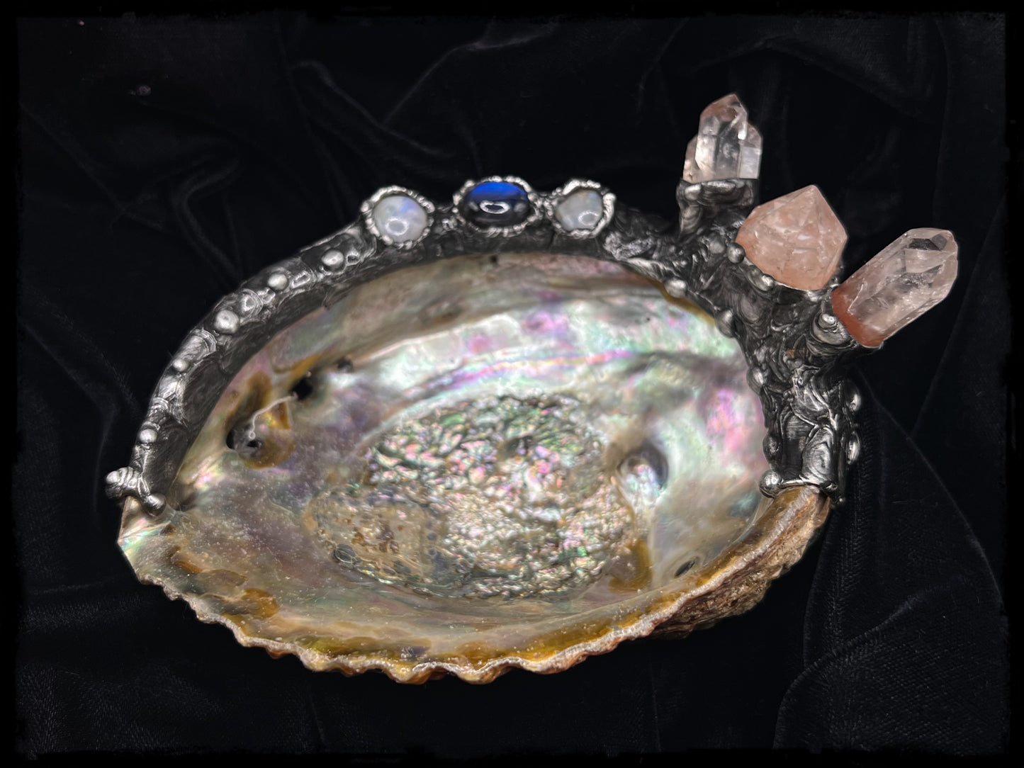 Nereid Abolone smudge/cone incense dish made to order~
