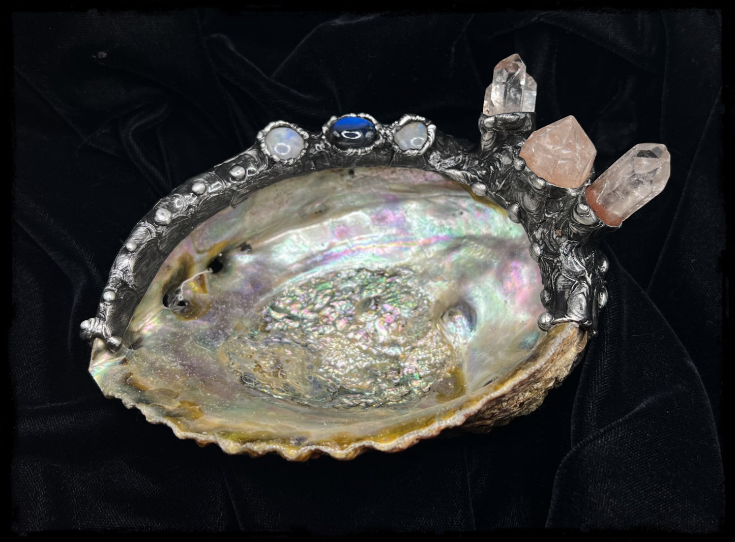 Nereid Abolone smudge/cone incense dish made to order~