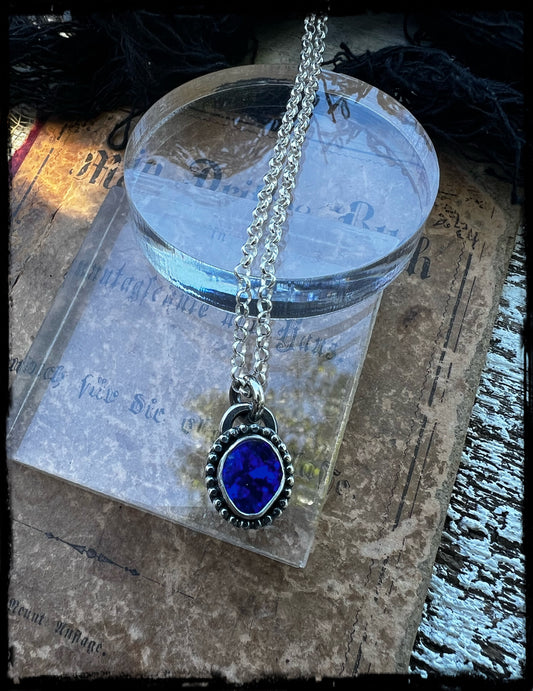 Aurora ~Sterling silver Australian boulder opal layering necklace ~